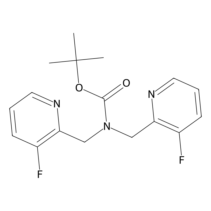 tert-Butyl bis((3-fluoropyridin-2-yl)methyl)carbamate CAS No.:1346447-11-7