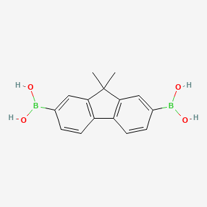 (9,9-Dimethyl-9H-fluorene-2,7-diyl)diboronic acid CAS No.:866100-14-3