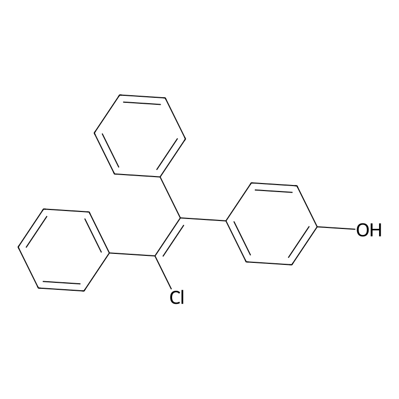 4-(2-Chloro-1,2-diphenylethenyl)phenol CAS No.:53775-07-8