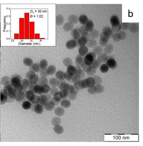 PDMA modified NaYF4:Yb,Er@NaYF4:Nd core-shell upconversion Nanoparticles,808 nm excitation