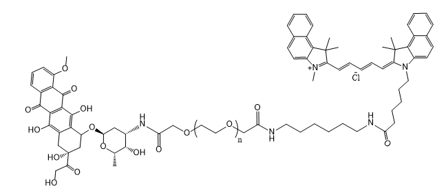 Cyanine5.5-peg-Doxorubicin HCL 